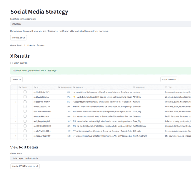 Social Media Agent